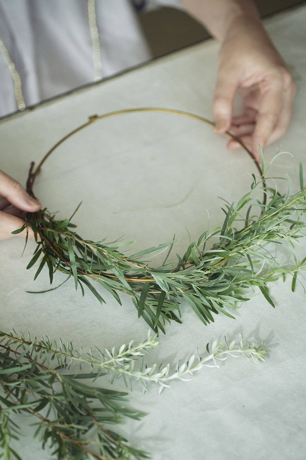 Brass Circle Wreath