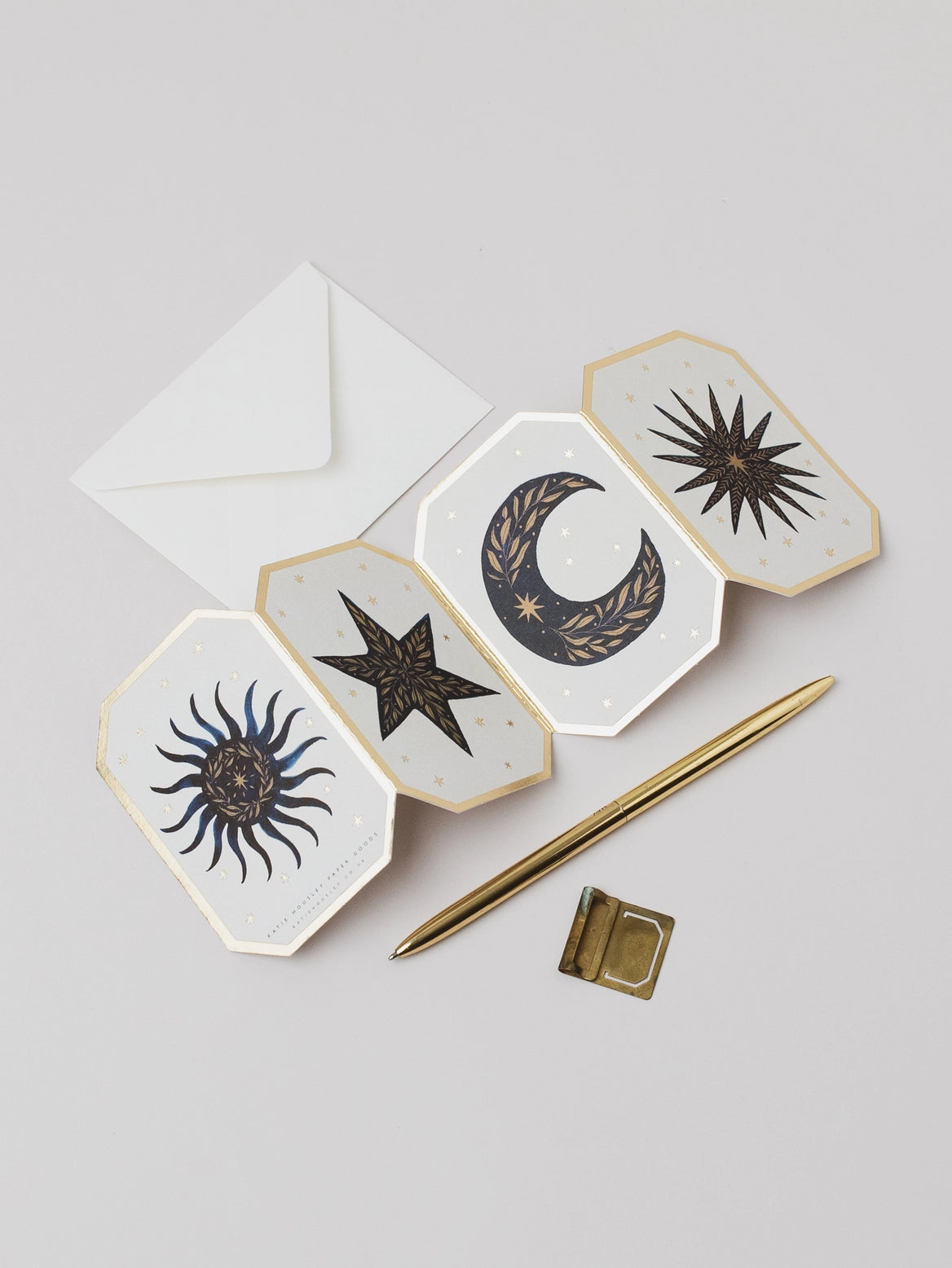 Celestial Concertina Card