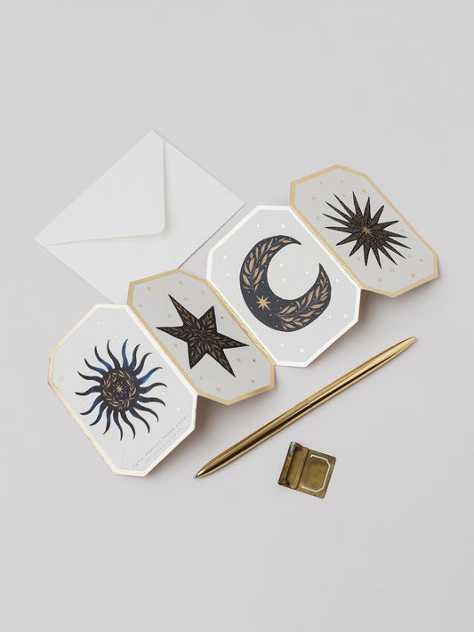 Celestial Concertina Card