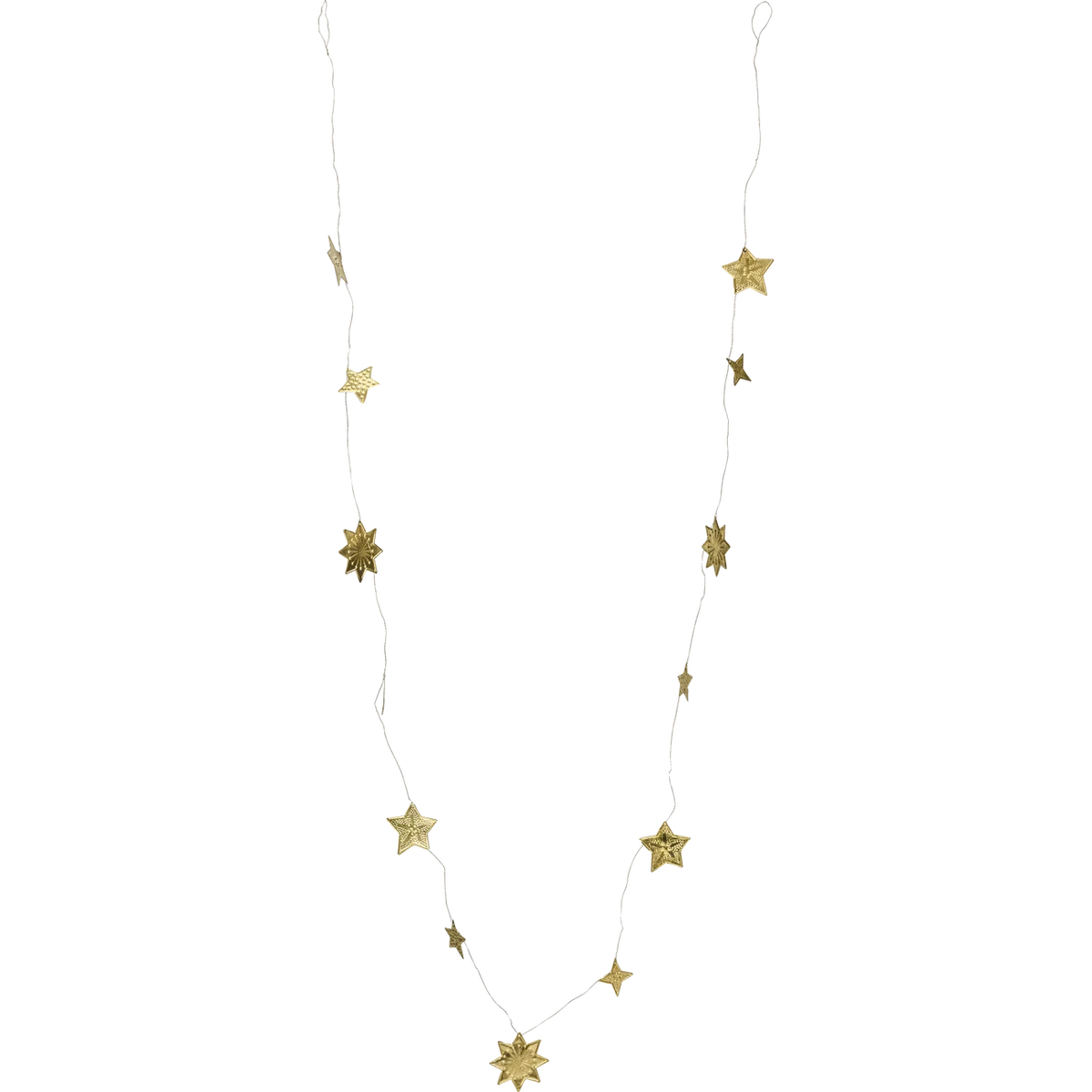 Embossed Star Garland