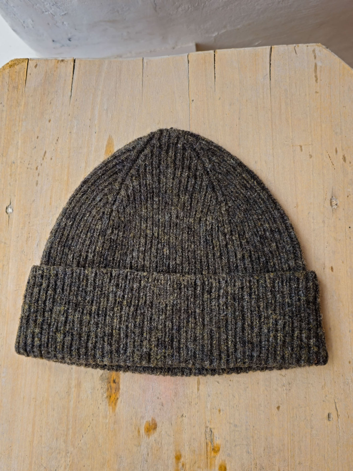 Heritage Wool Beanie | Granite Heather