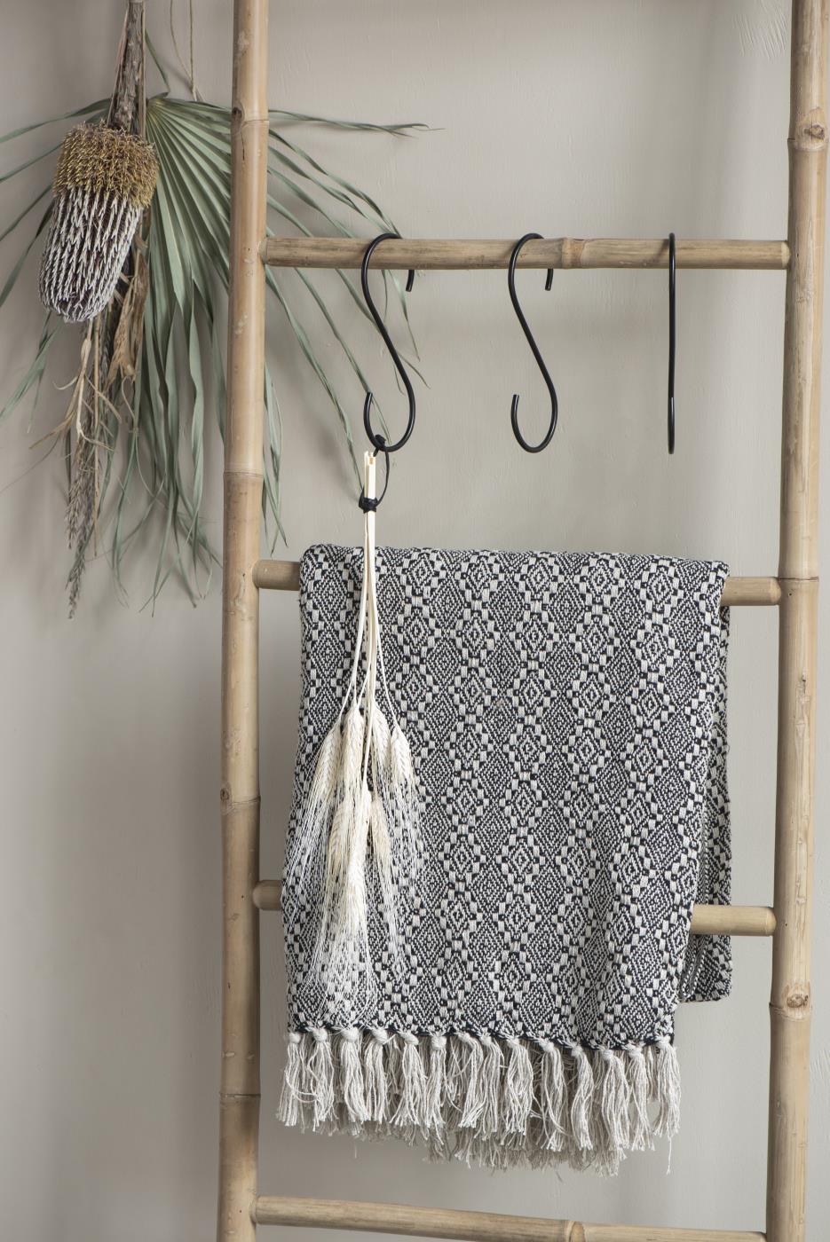 Rounded Black S Hook | Large