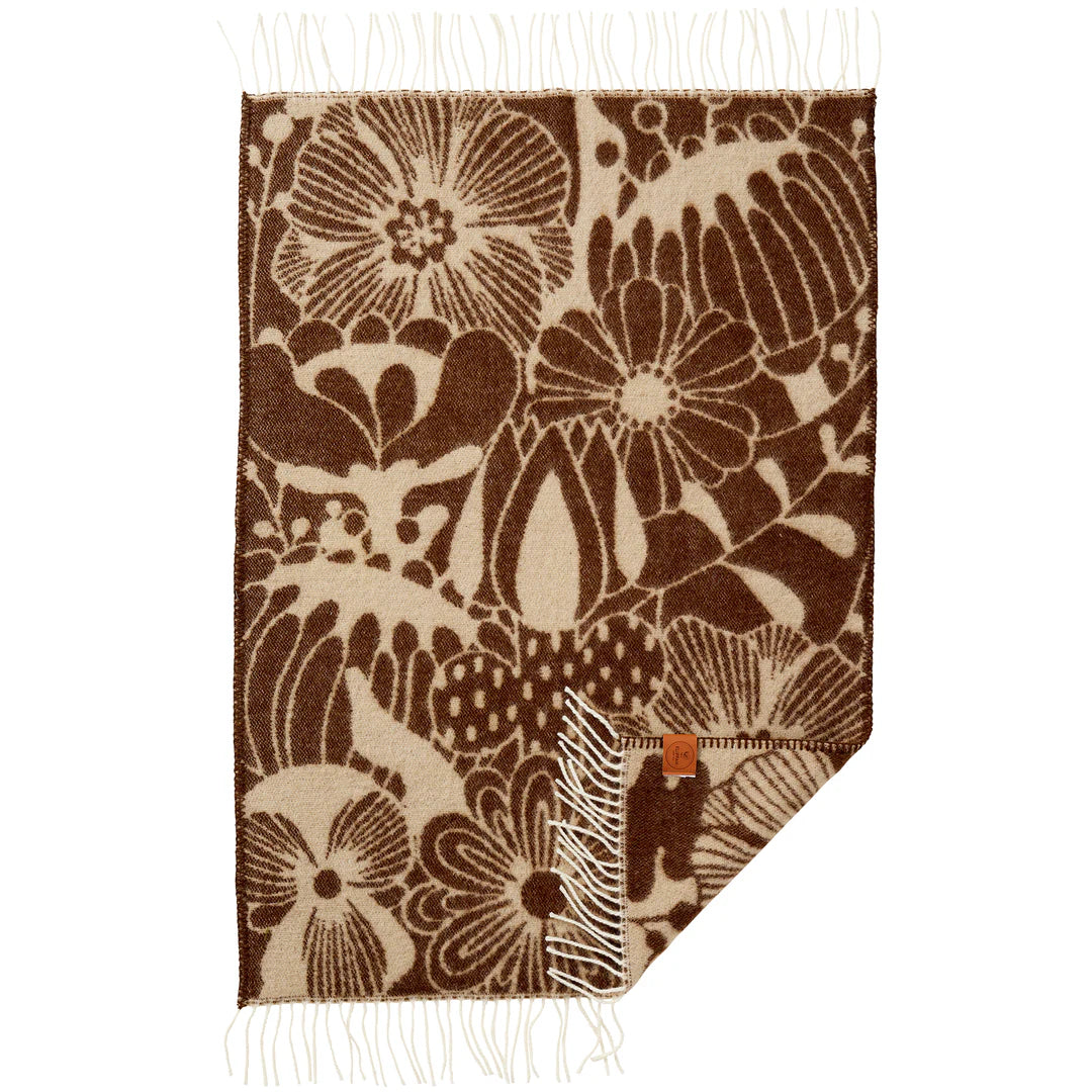 Klippan Blomranka Lambswool Blanket | Baby