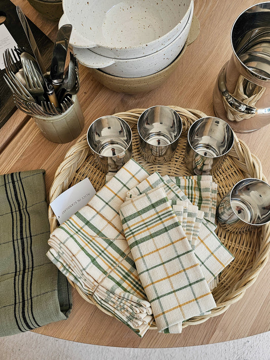Plaid Cotton Napkin | Set of 4