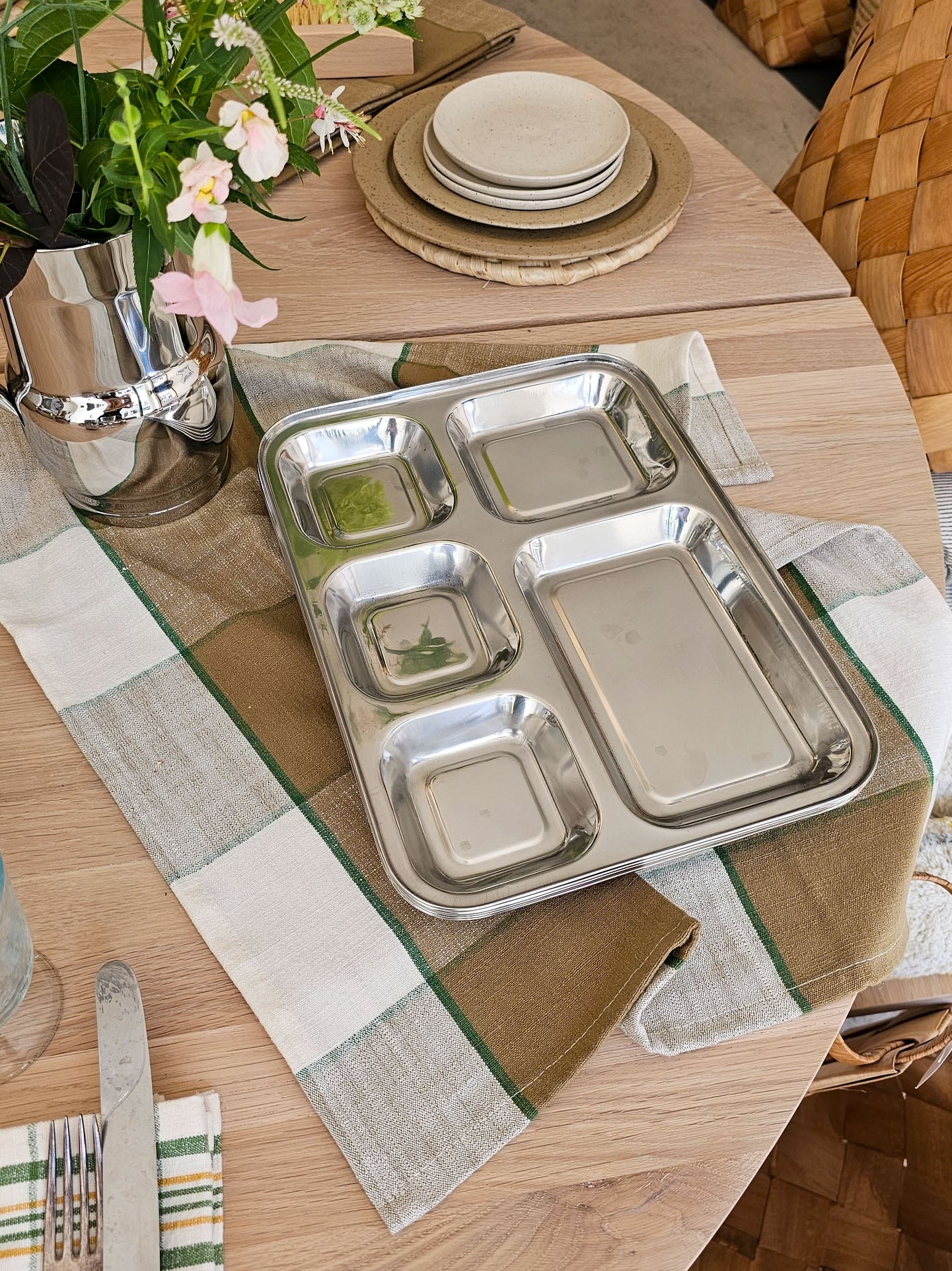 Stainless Steel Thali Tray