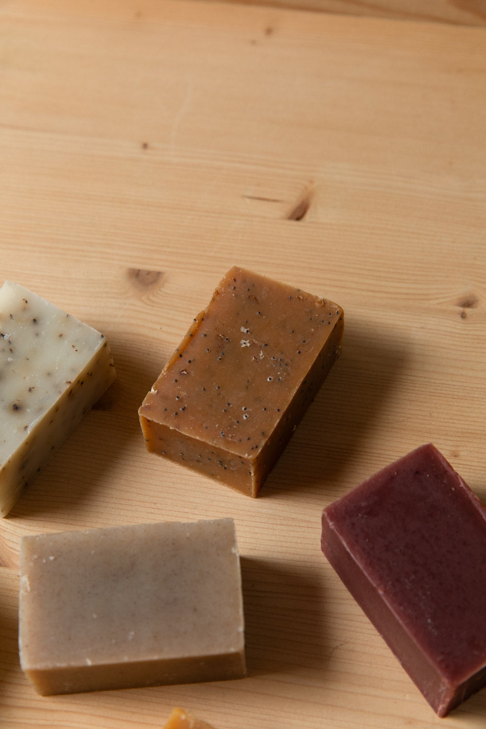 Handmade natural soap bricks, view 2