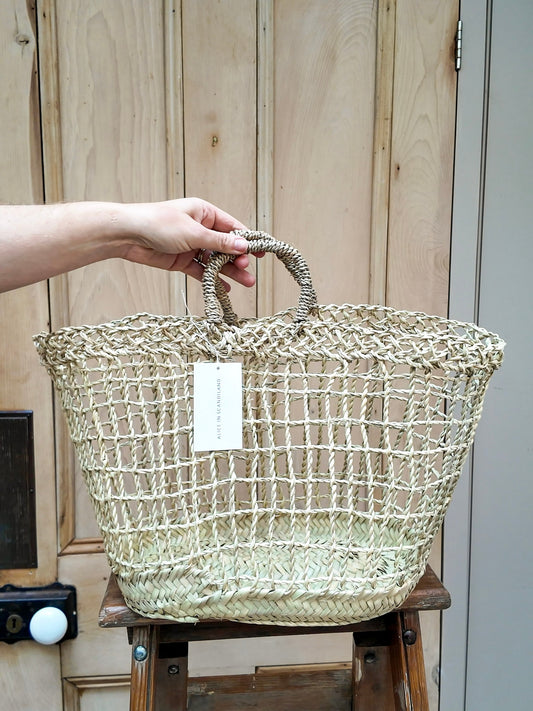 Open Weave Market Basket