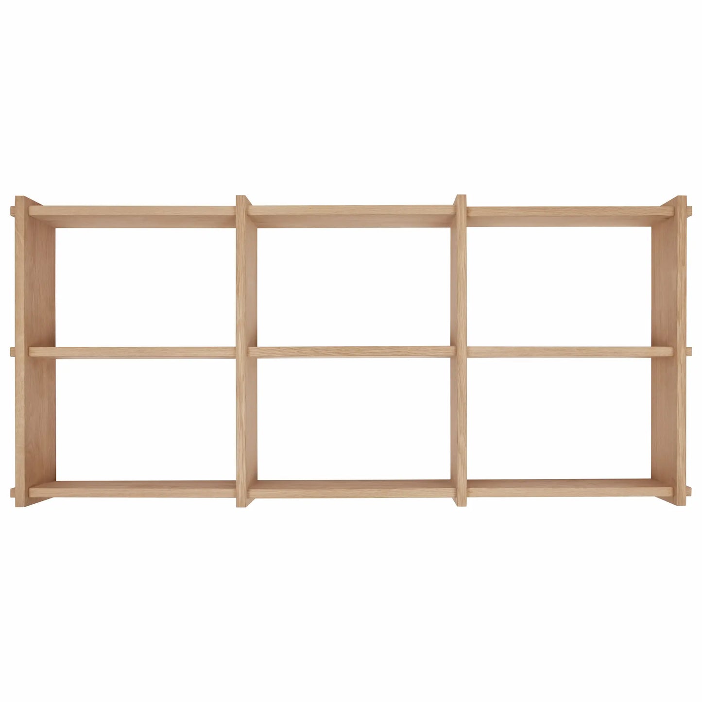 Oyoy Grid Shelf | Solid Oak