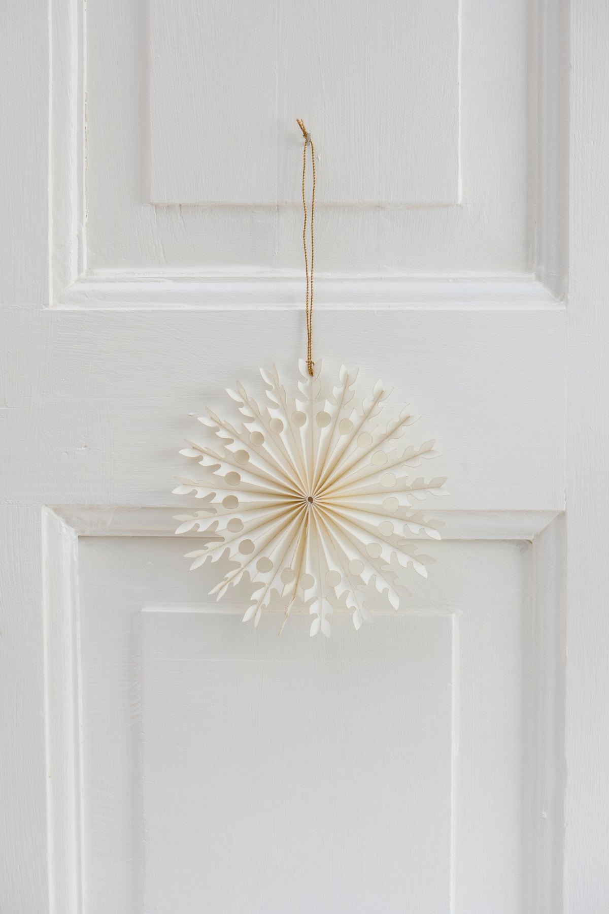 Paper Snowflake Ornament | White