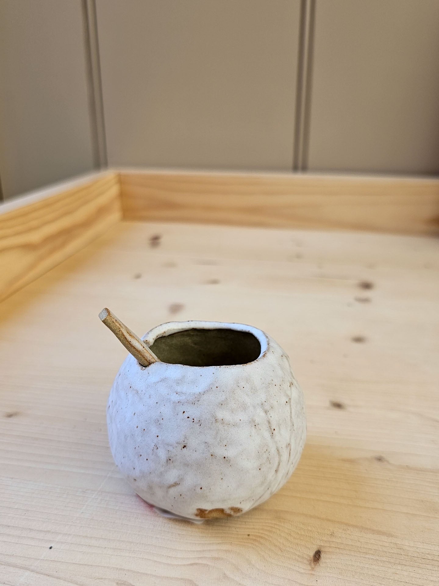 Hagstone Salt Pebble & Spoon