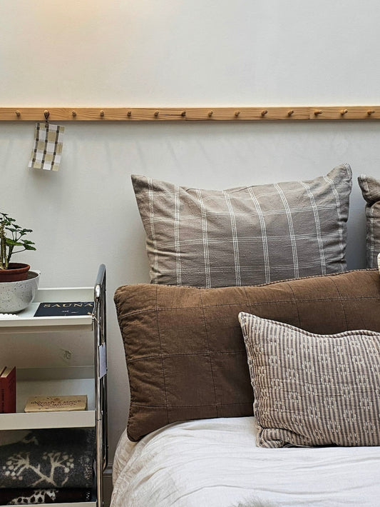 Quilted Headboard Cushion | Truffle