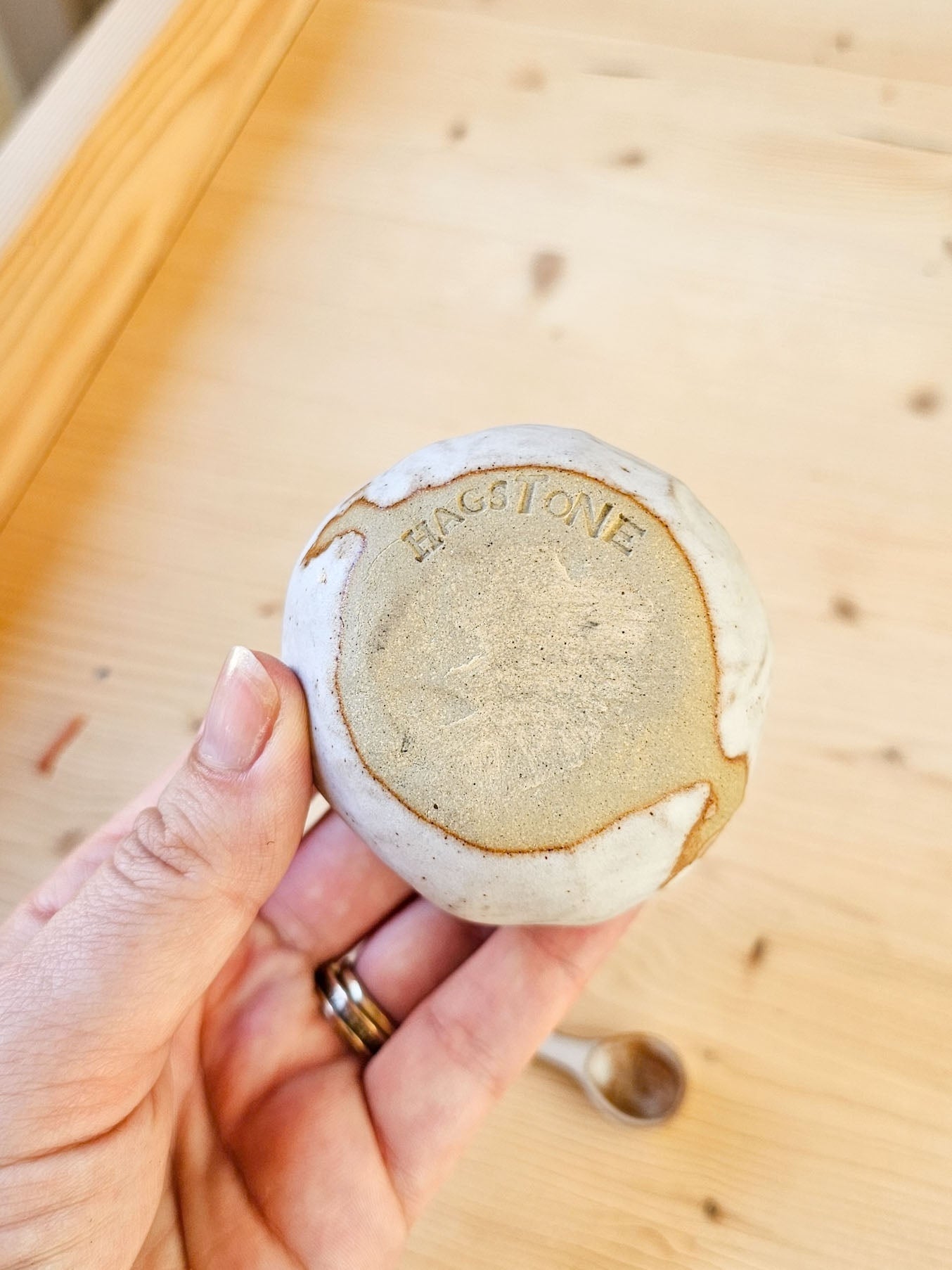 Hagstone Salt Pebble & Spoon