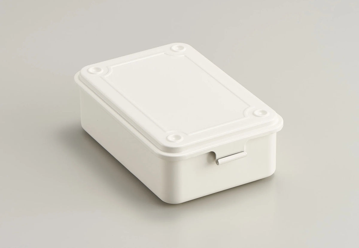 Toyo T-150 small steel box in white