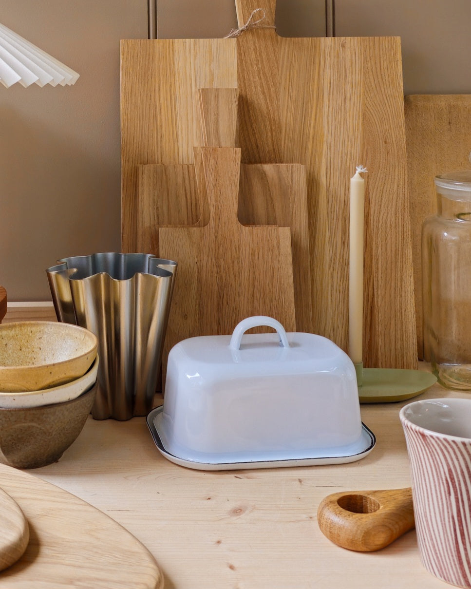 Enamel Butter Box