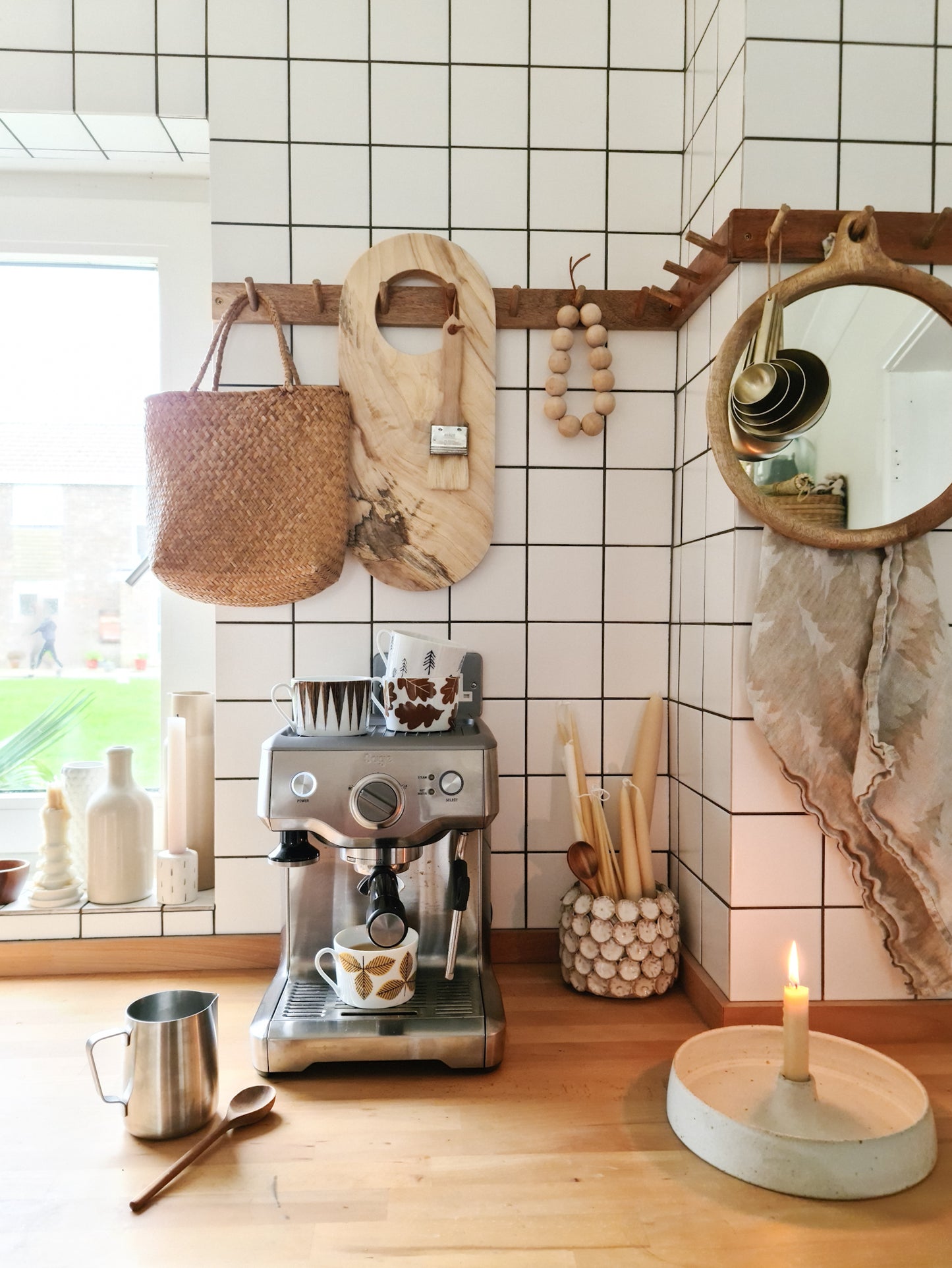 Wooden Bead Trivet