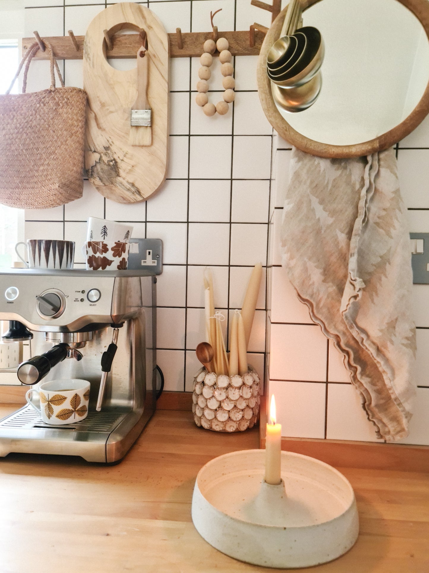 Wooden Bead Trivet