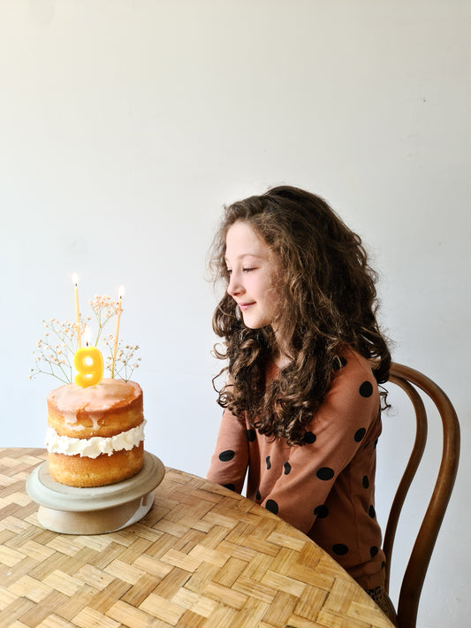 Beeswax Number Candle (0 - 9)