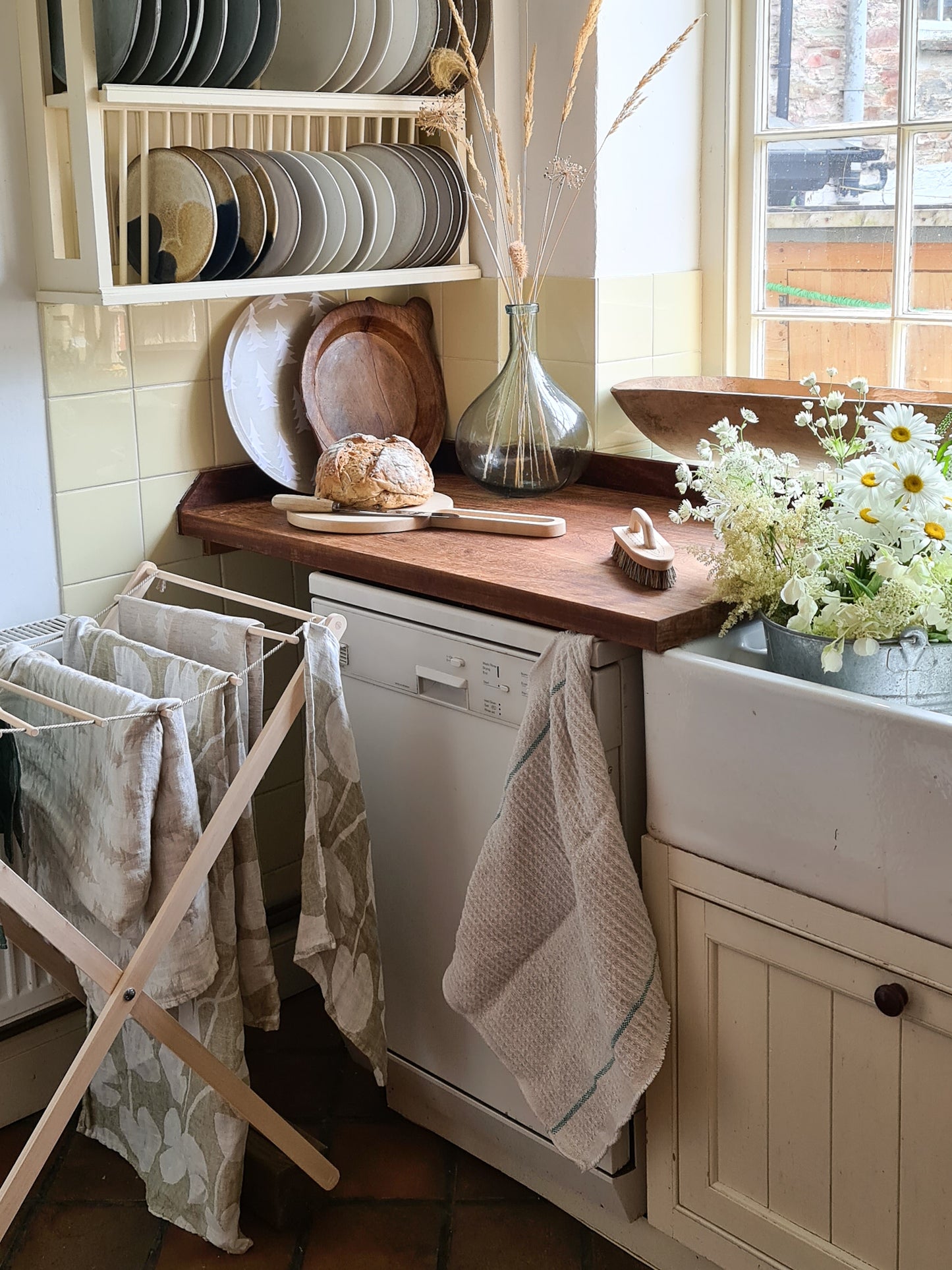 Foldable Birch Wash Dryer Airer