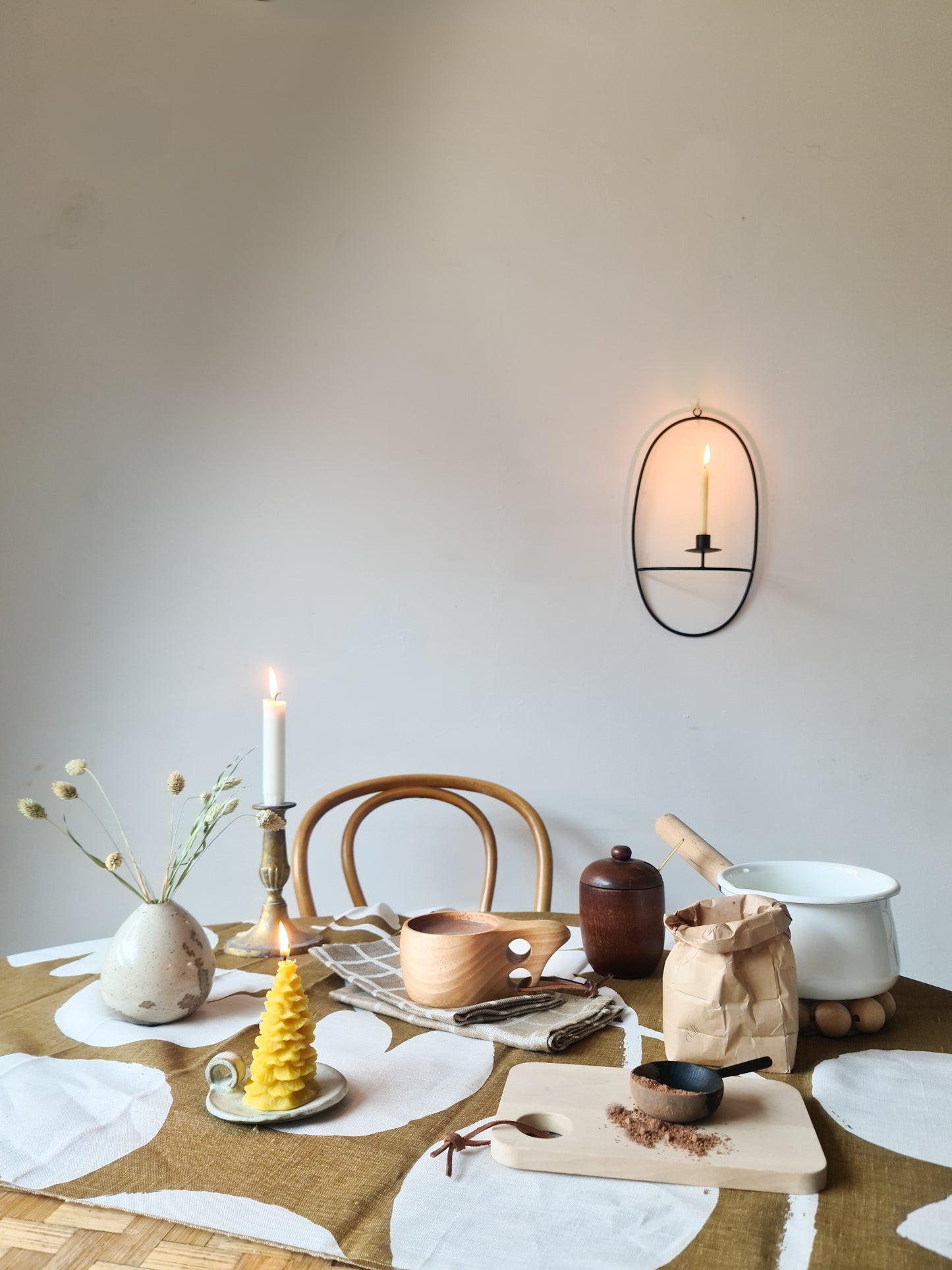 Enamel Milk Pan | Warm White