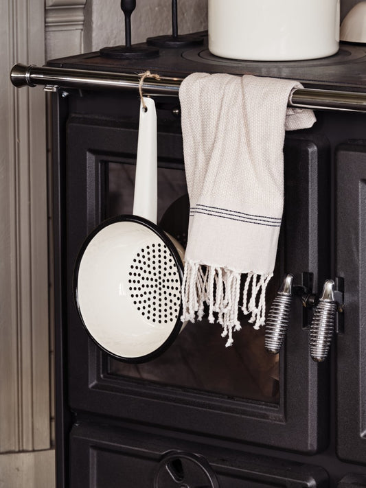 Strömshaga Emil's Enamel Colander | Off-White