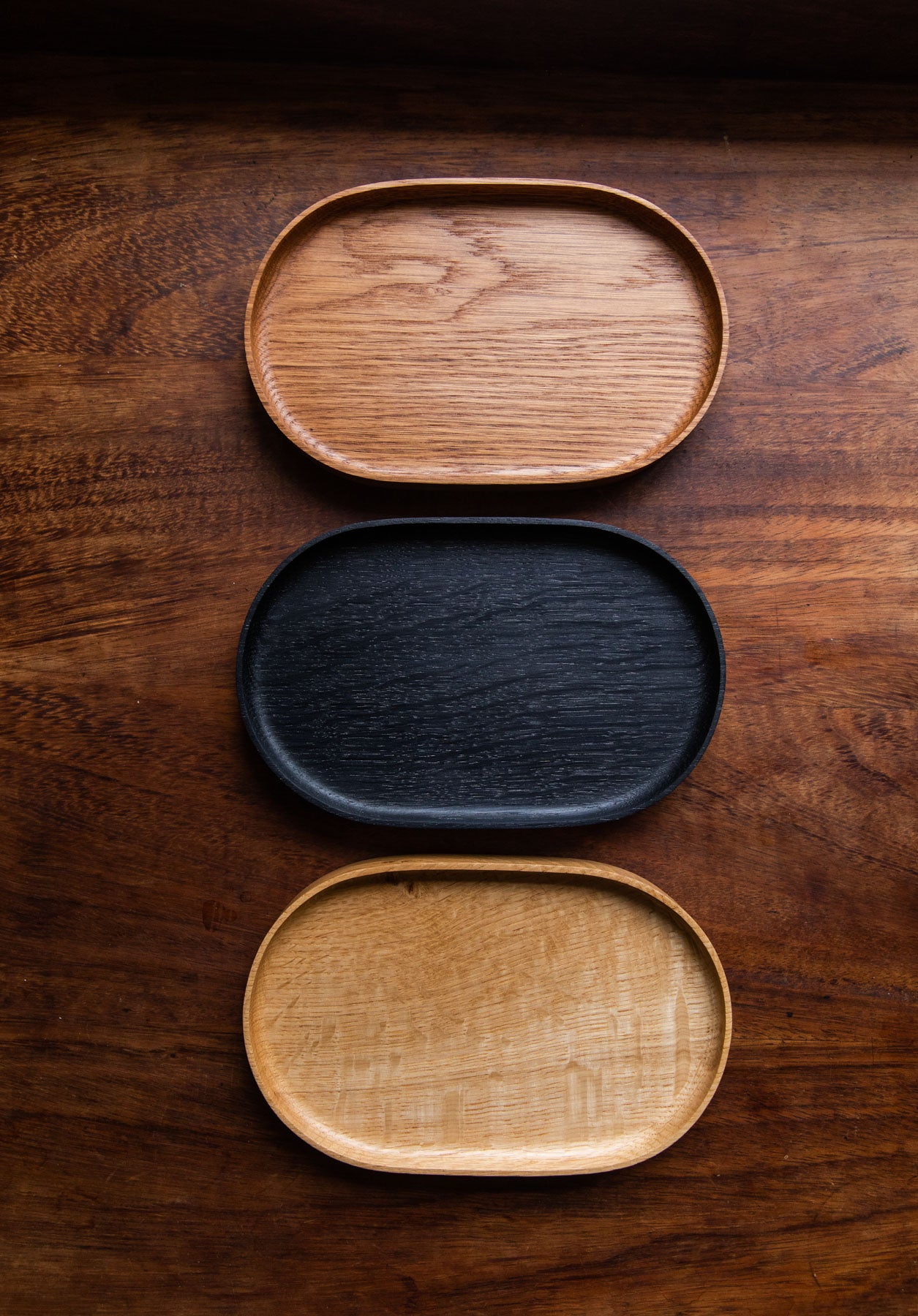 Oval Tray | English Ebonised Oak
