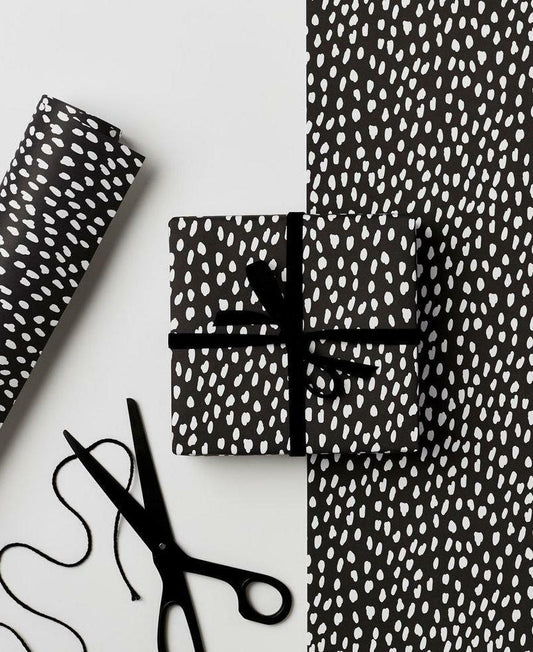 Gift Wrap | White Dash