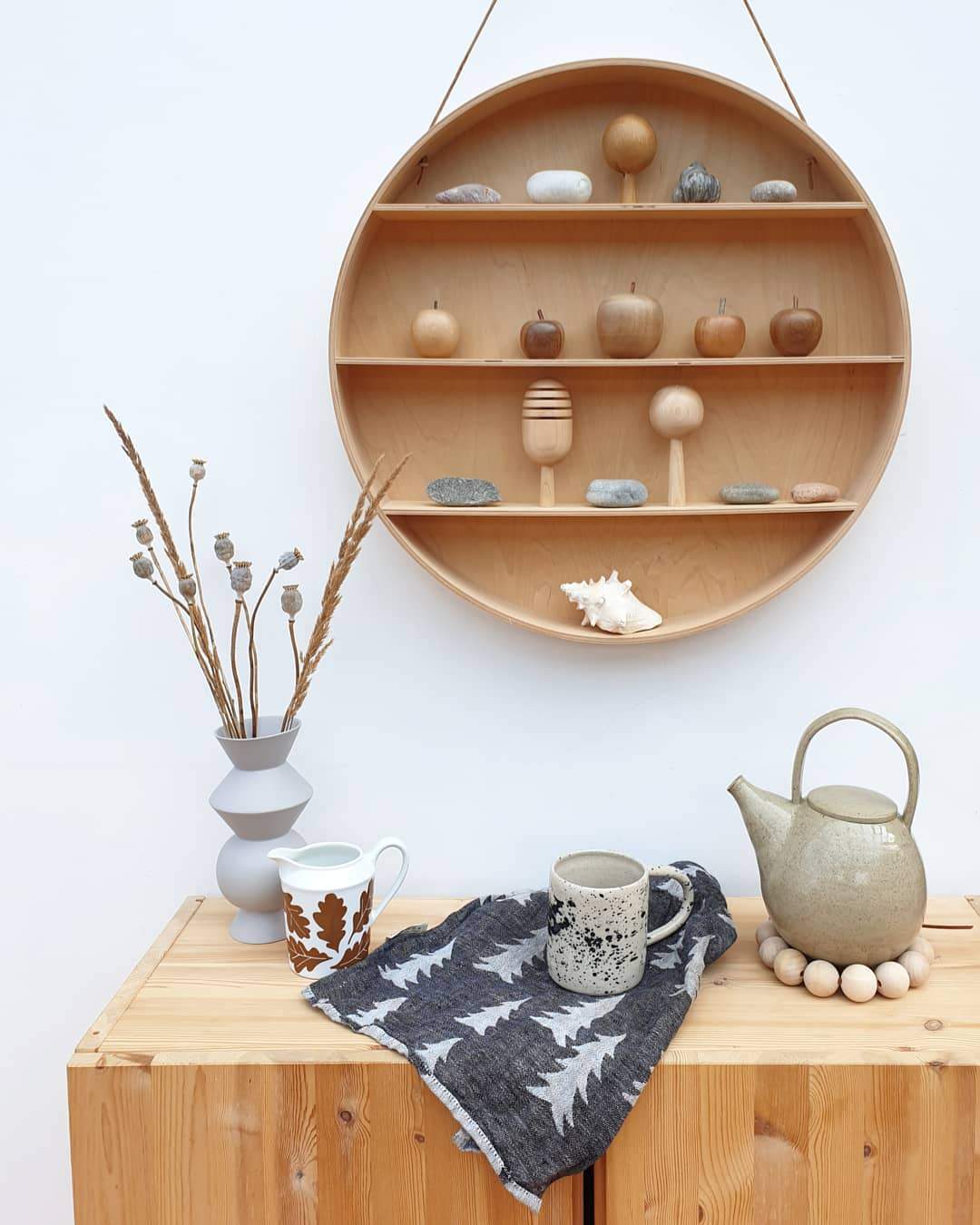 Wooden Bead Trivet