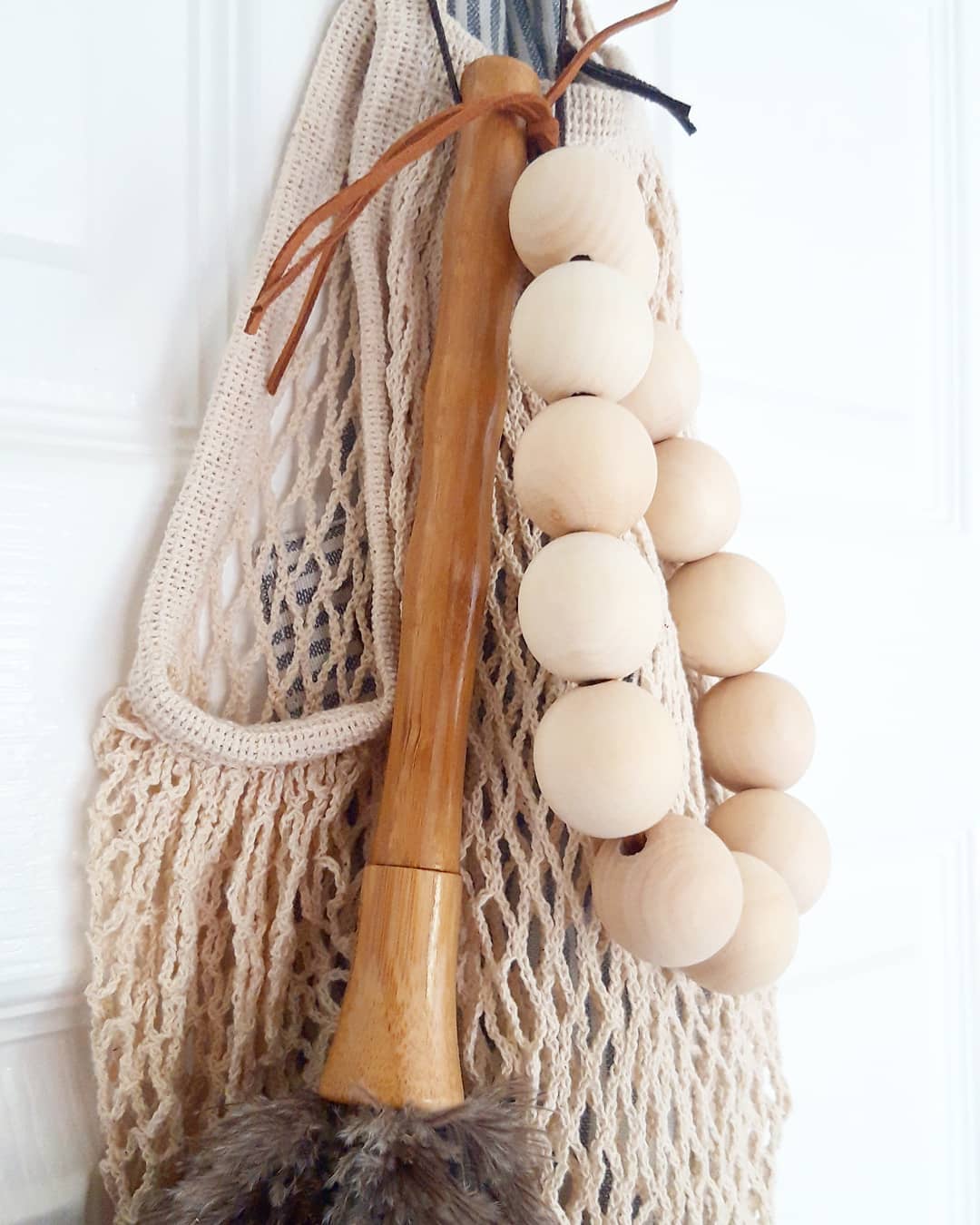 Wooden Bead Trivet