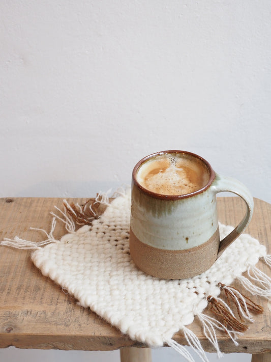 Hand Woven Wool Coaster | This Cabin Van