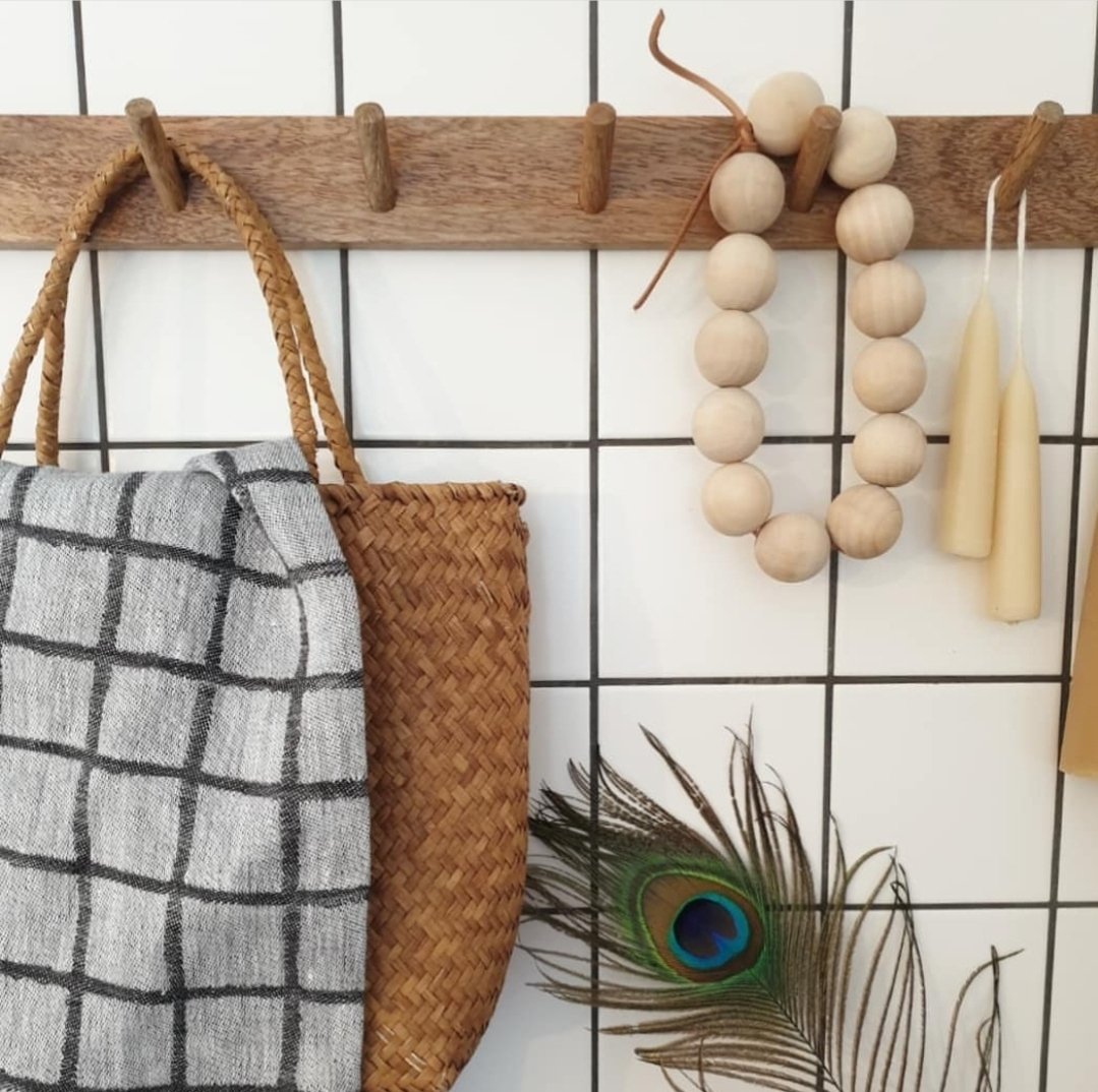 Wooden Bead Trivet