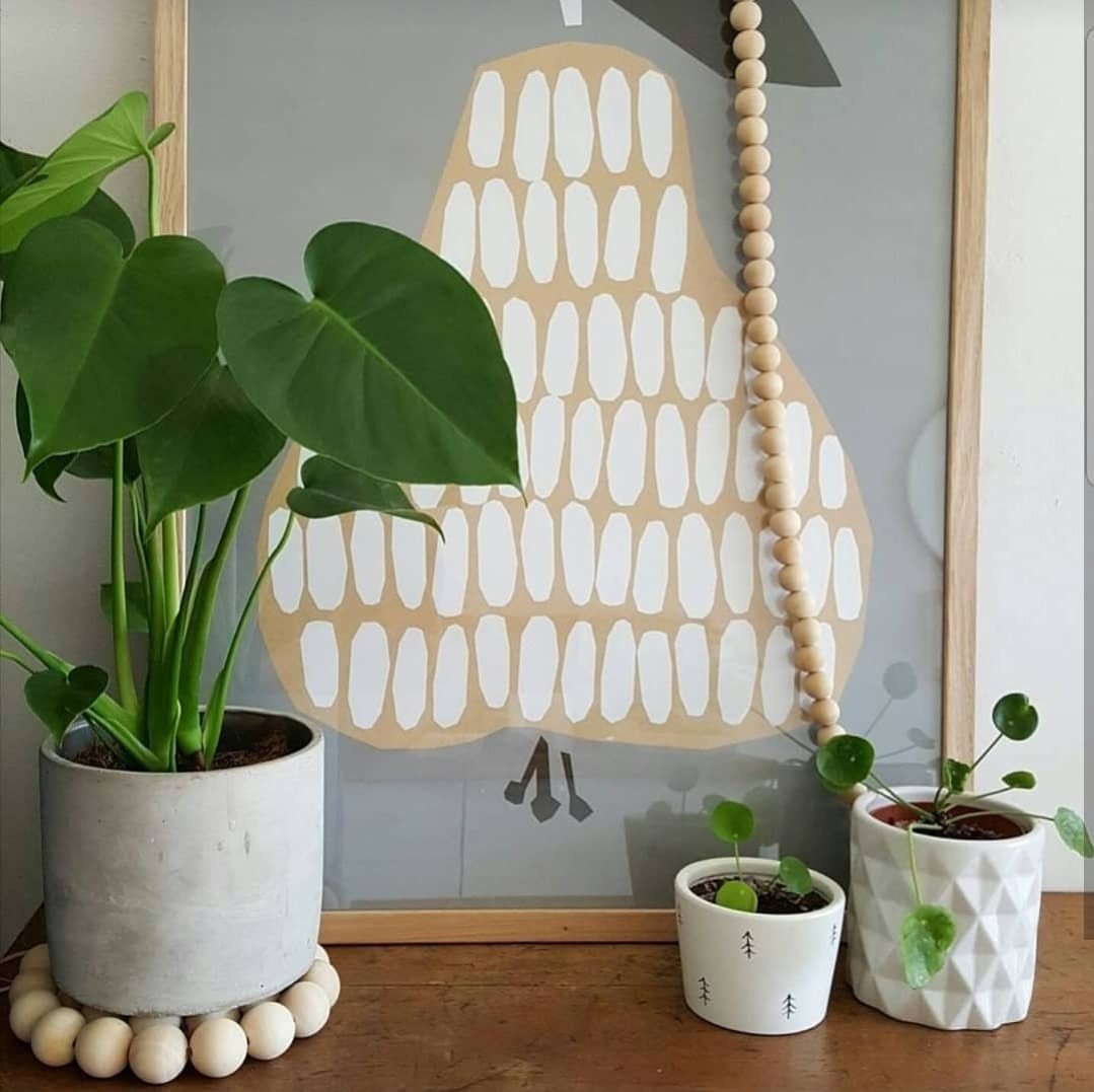 Wooden Bead Trivet