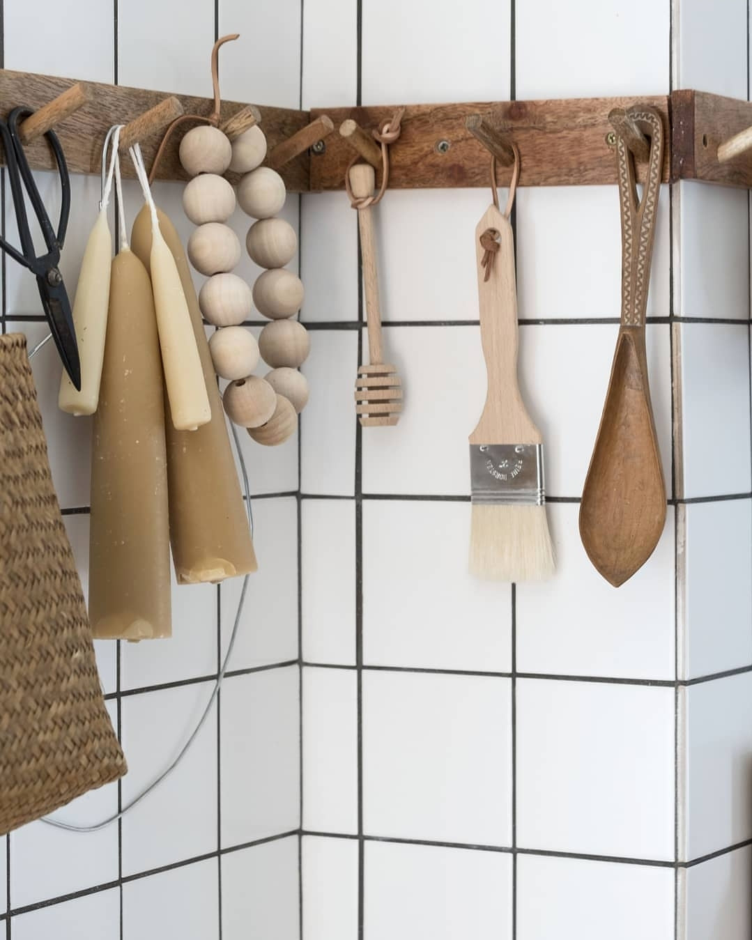 Wooden Bead Trivet