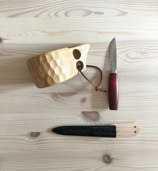Finnish Style Kuksa Cup | Textured