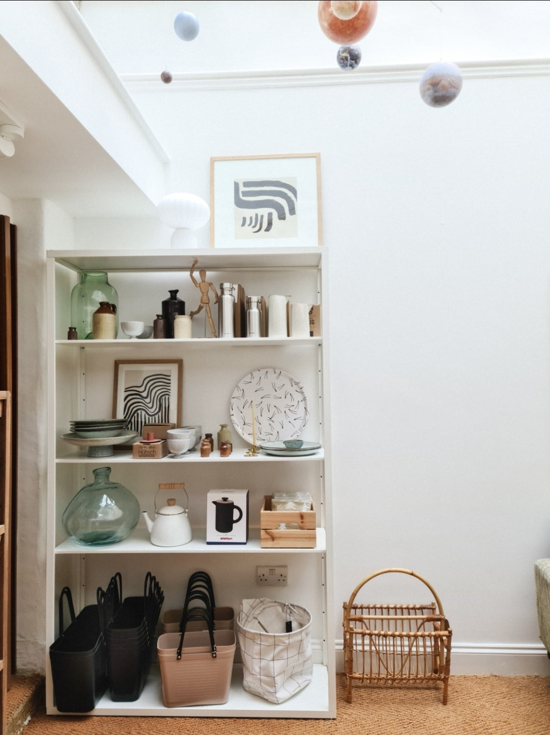 Enamel Stove Kettle | Warm White