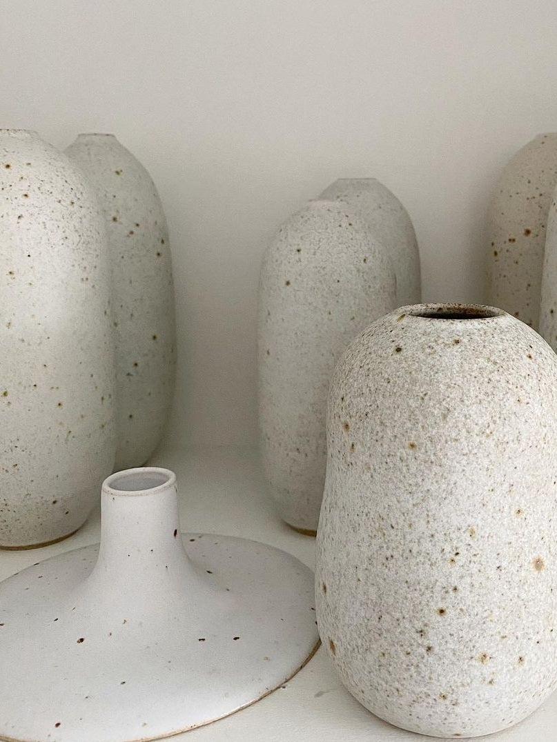 Viki Weiland Danish Stoneware Small Candle Holder