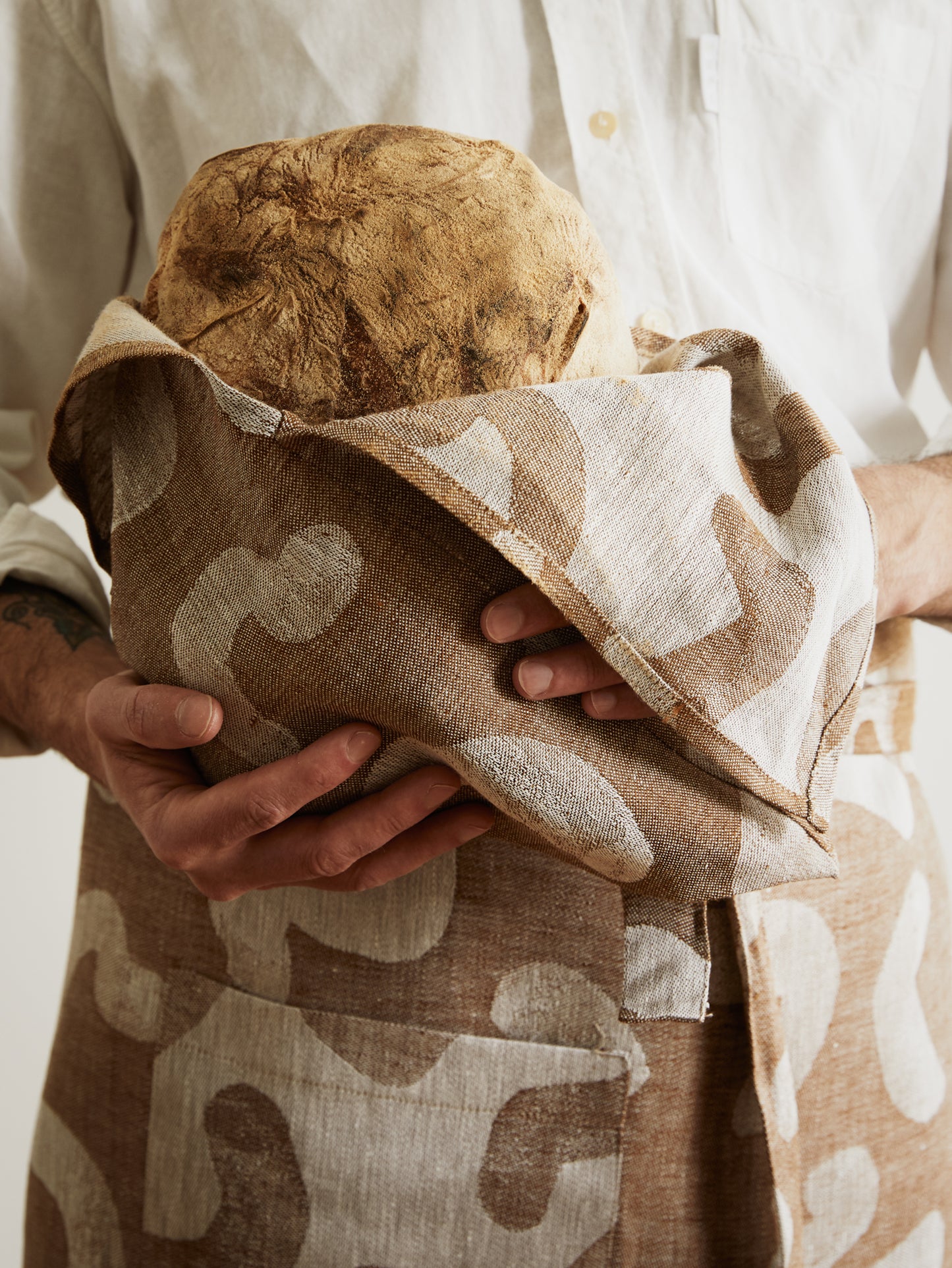 Udon Linen Bento Tie Bag