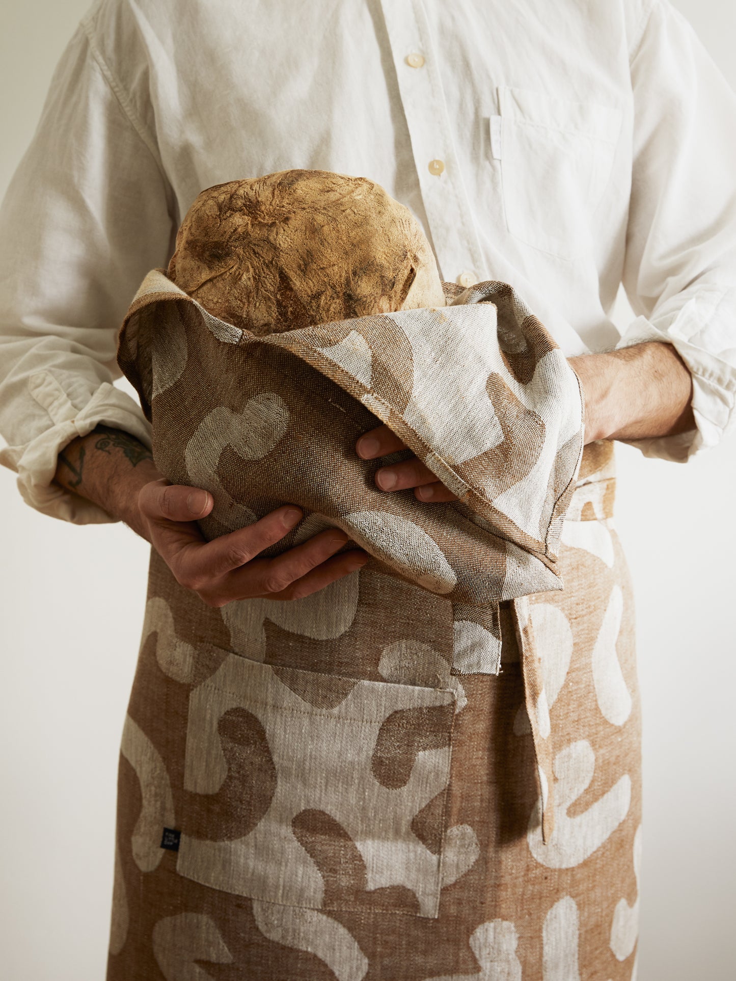 Udon Linen Bento Tie Bag