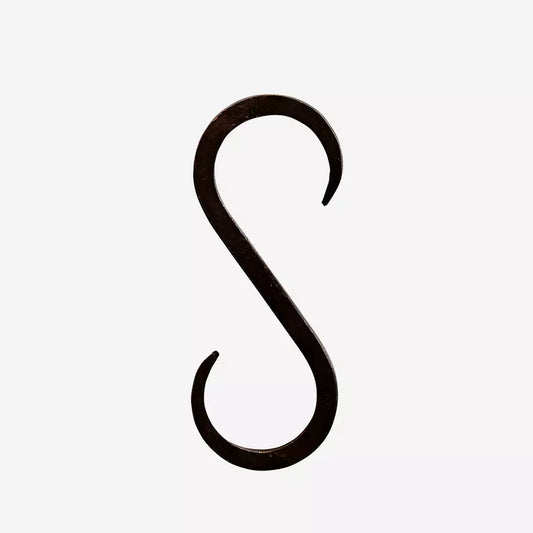 Hand Forged S Hook | Black