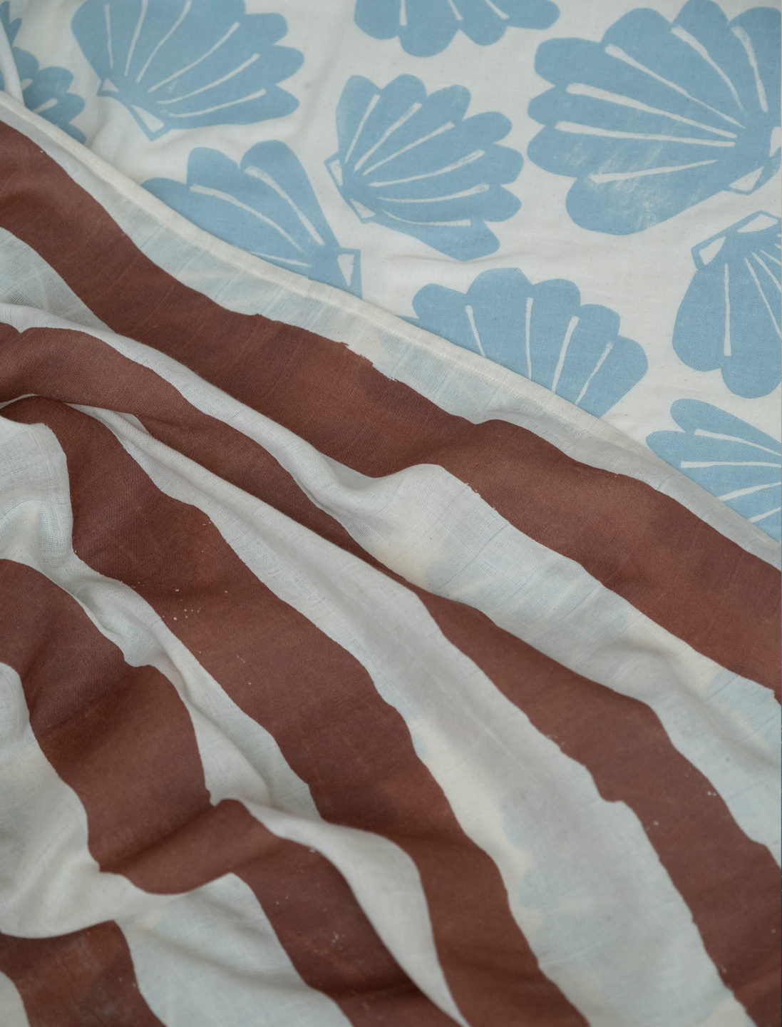 Snäcka Muslin Blanket | Aqua