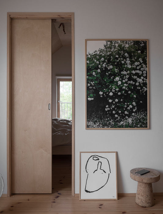 White Roses Print