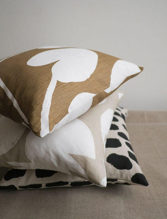 Water Lilies Cushion | Mustard